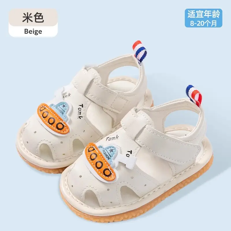 Pink Baby Sandals for 1-2 Years Soft Sole