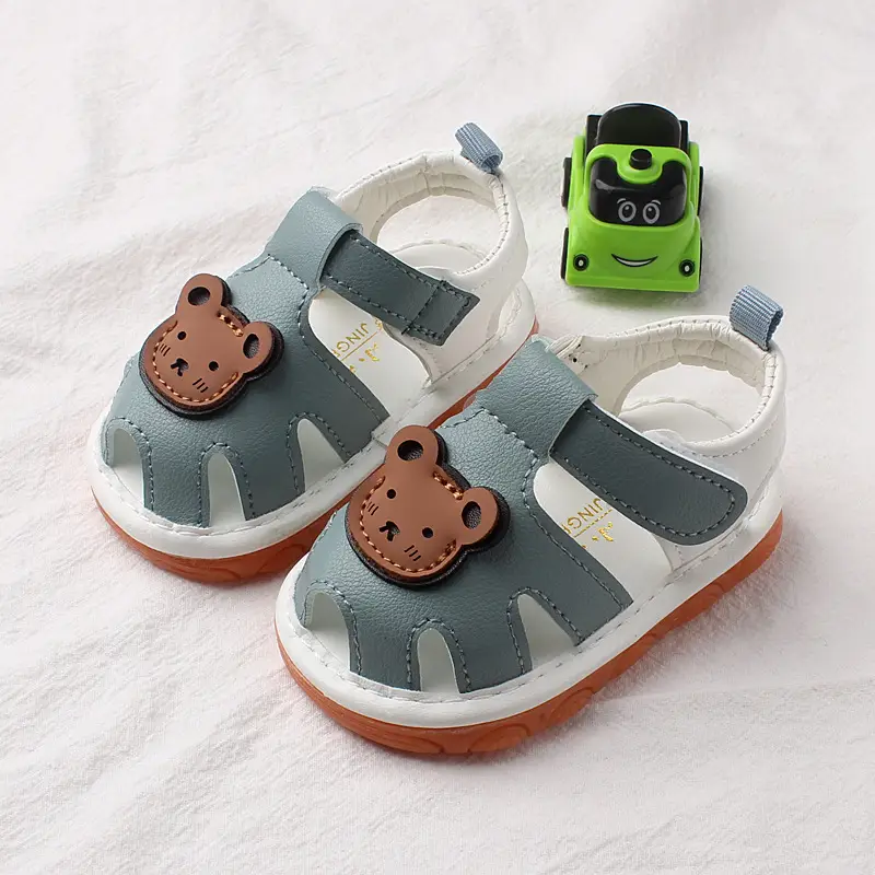 Pink Baby Sandals for 1-2 Years Soft Sole