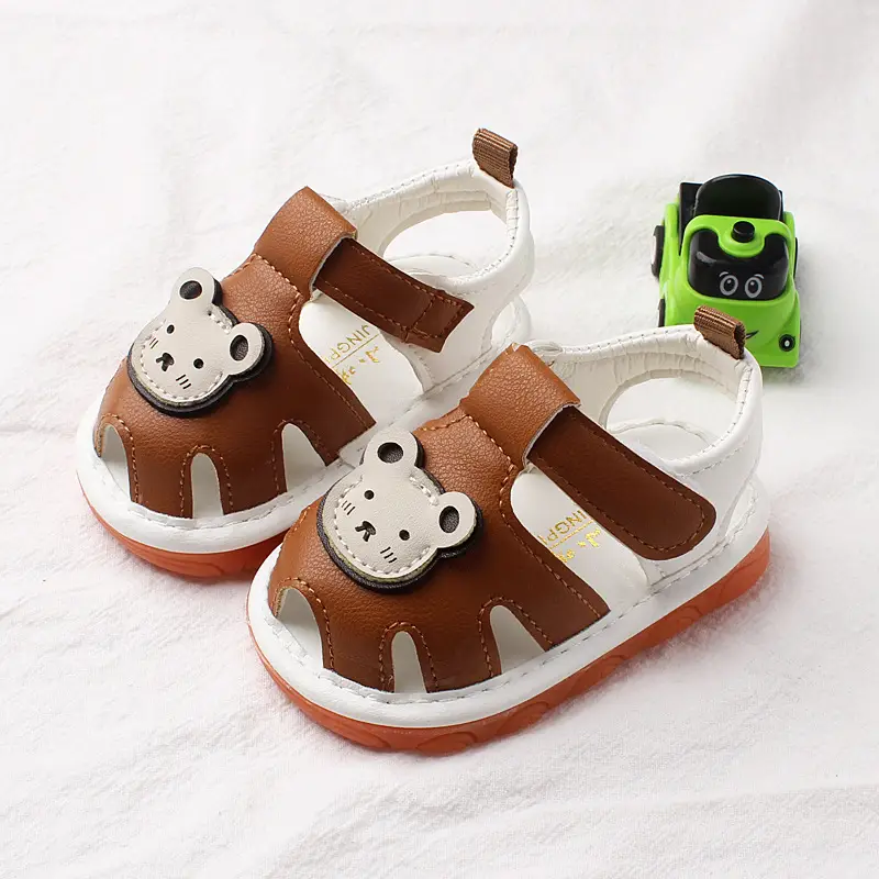 Pink Baby Sandals for 1-2 Years Soft Sole