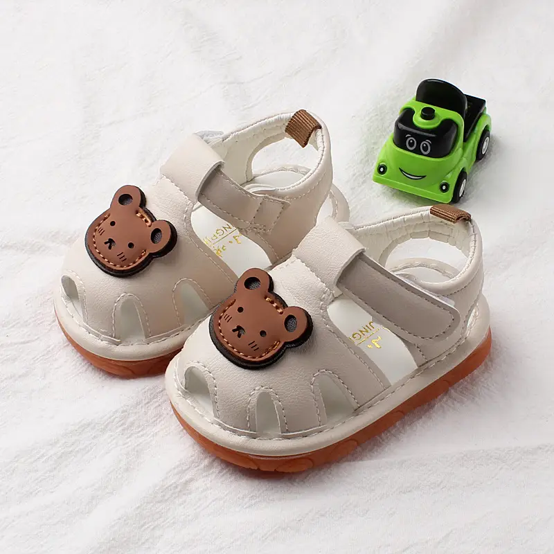 Pink Baby Sandals for 1-2 Years Soft Sole