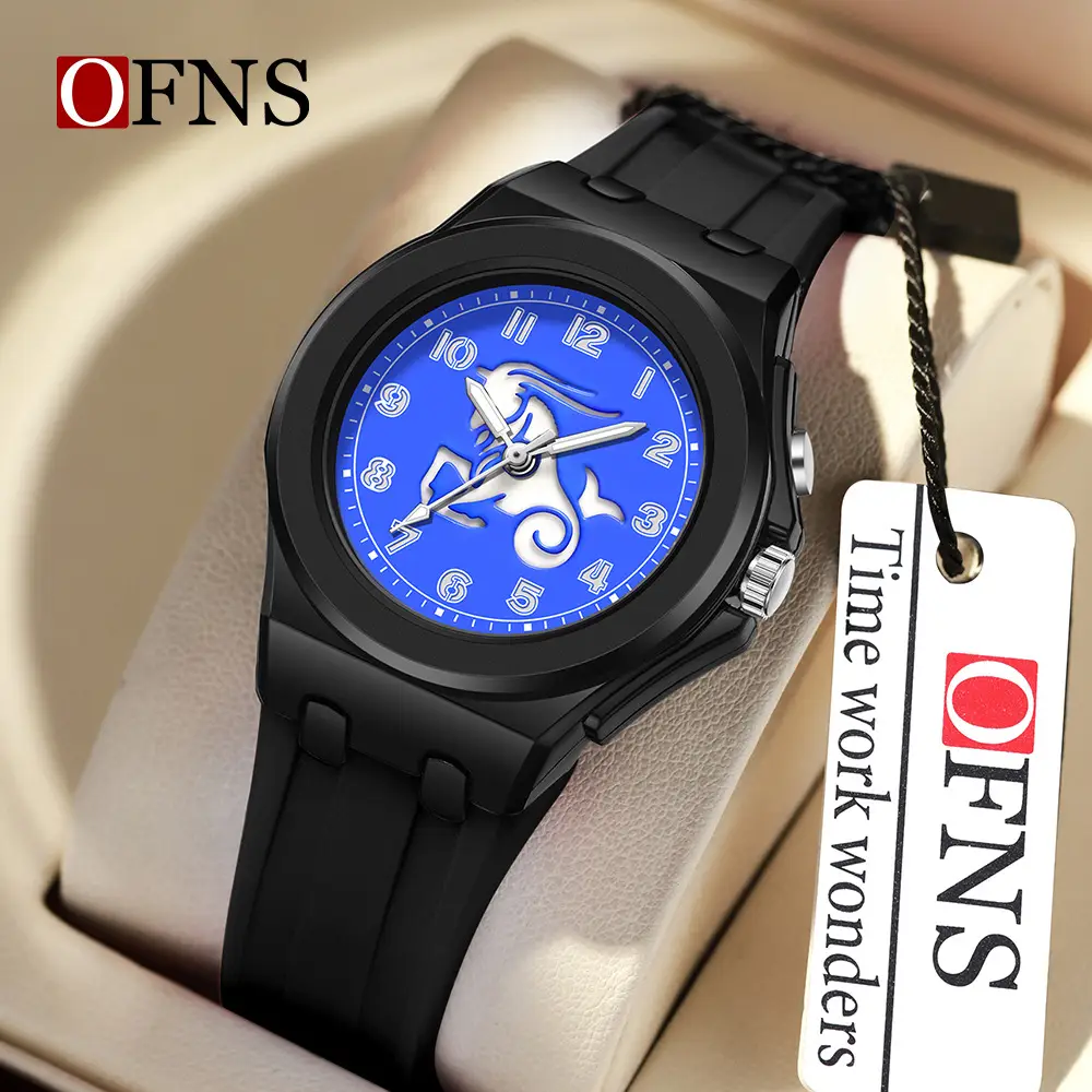 Ofns Twelve Constellation Dial Watch Waterproof Luminous - Image 2