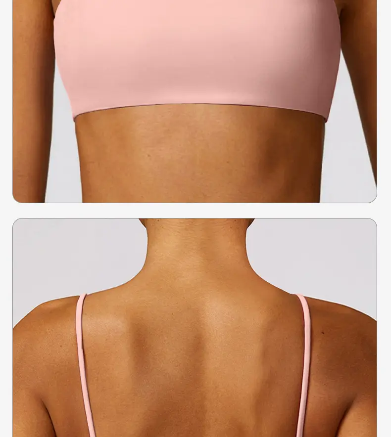 Sports Underwear Women's Beautiful Back Anti-sagging Yoga Outer Wearing Chest Pad Outdoor Running Bra Fitness Yoga Top — feature 10
