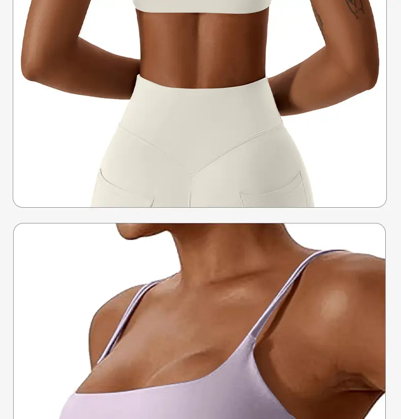Sports Underwear Women's Beautiful Back Anti-sagging Yoga Outer Wearing Chest Pad Outdoor Running Bra Fitness Yoga Top — feature 13