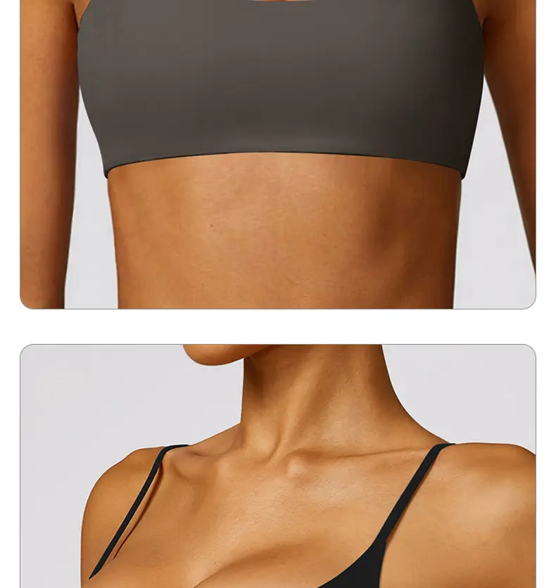 Sports Underwear Women's Beautiful Back Anti-sagging Yoga Outer Wearing Chest Pad Outdoor Running Bra Fitness Yoga Top — feature 21