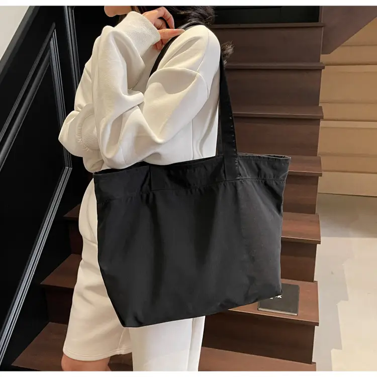 Large Capacity Canvas Women's Tan Tote Bag — feature 17