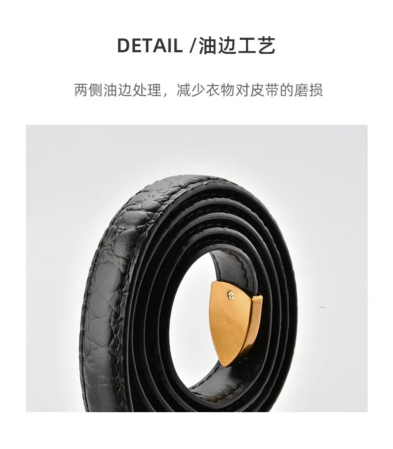 New Crocodile Leather Waist Belt for Women — feature 7