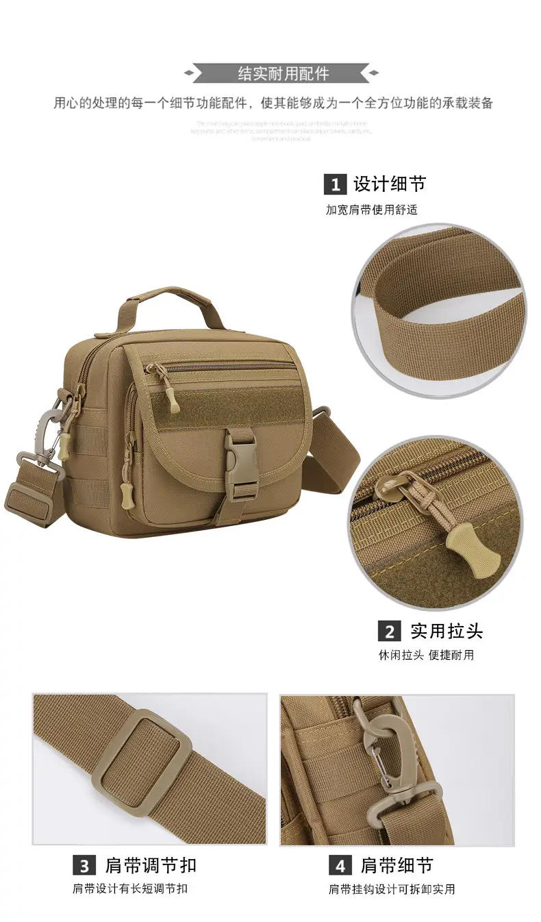 Military Tactical Camo Backpack Multi-Use Outdoor Sports Bag — feature 2
