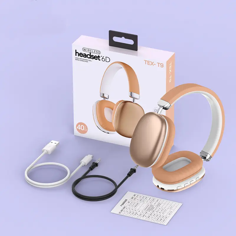 Bluetooth Wireless Headphones Purple Long Lasting No Sound Leakage β feature 29