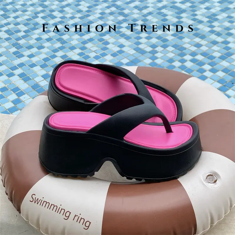 EVA Thick White Flip Flops Women Summer