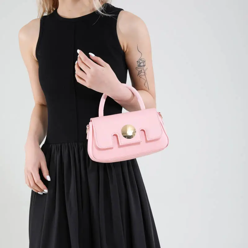 Candy Color French Style Shoulder Crossbody Bag for Women