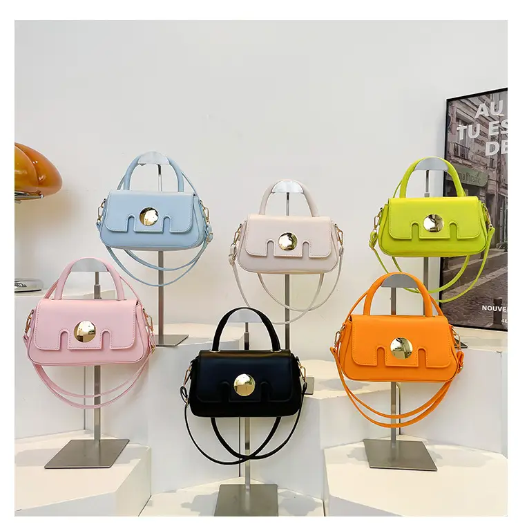 Candy Color French Style Shoulder Crossbody Bag for Women — feature 11