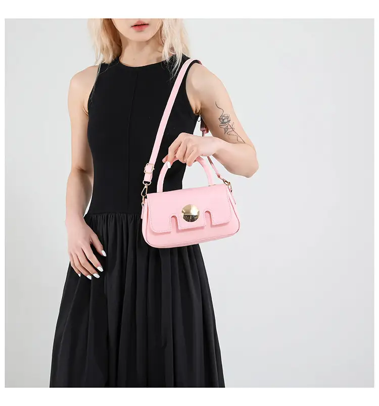 Candy Color French Style Shoulder Crossbody Bag for Women — feature 25