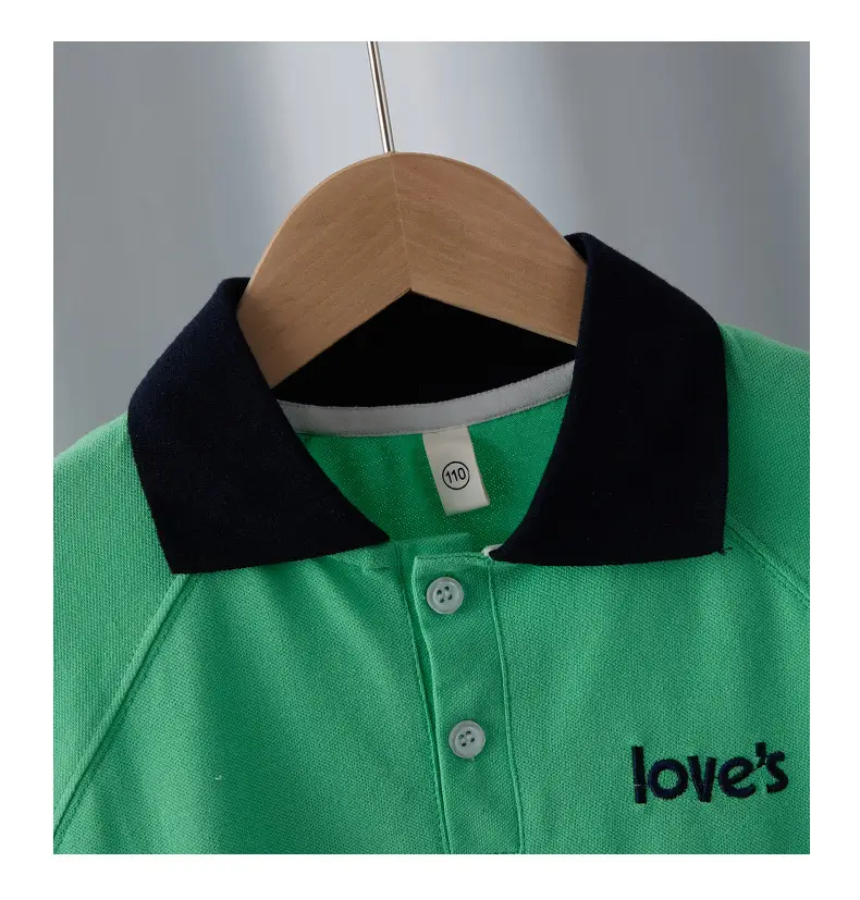 Boys Yellow Polo Shirt 2025 Summer Turn Down Collar — feature 10