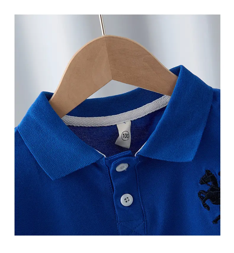 Boys Blue Short Sleeve T-Shirt Medium Large — feature 9