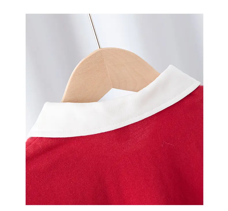 Boys Red Polo Shirt Summer 2025 Big Kids — feature 7