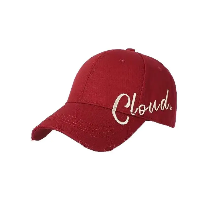 Women Duckbill Cap Summer Letter Large Circumference Korean Style - Image 11
