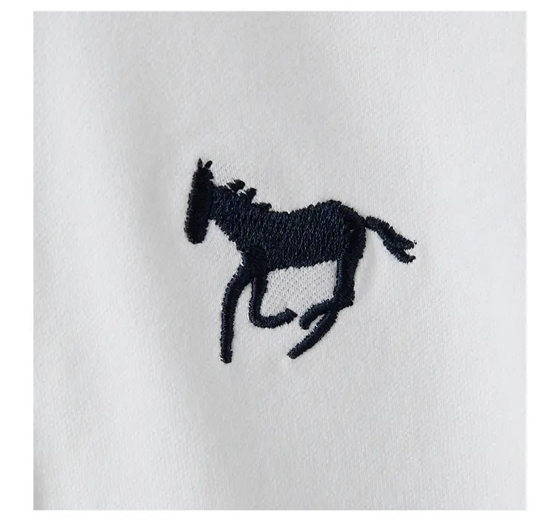 Boys Summer Polo T-Shirt White Navy Green 2025 — feature 6