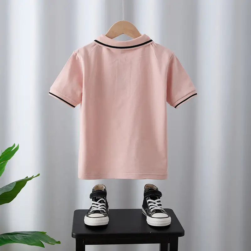 Boys Light Blue Polo Shirt 2025 Summer Wear - Image 5