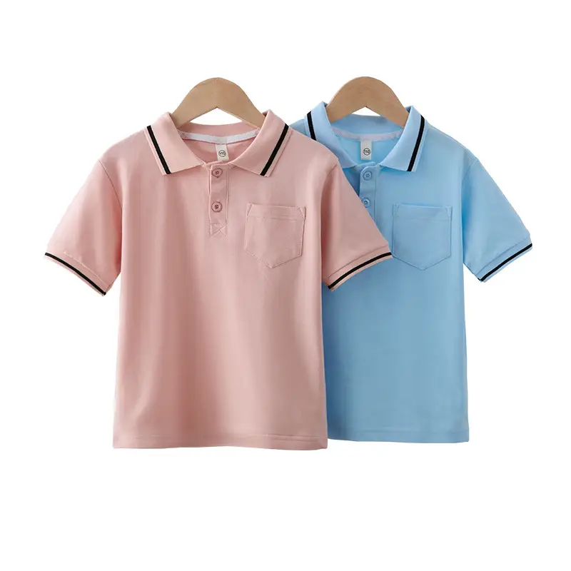Boys Light Blue Polo Shirt 2025 Summer Wear - Image 7