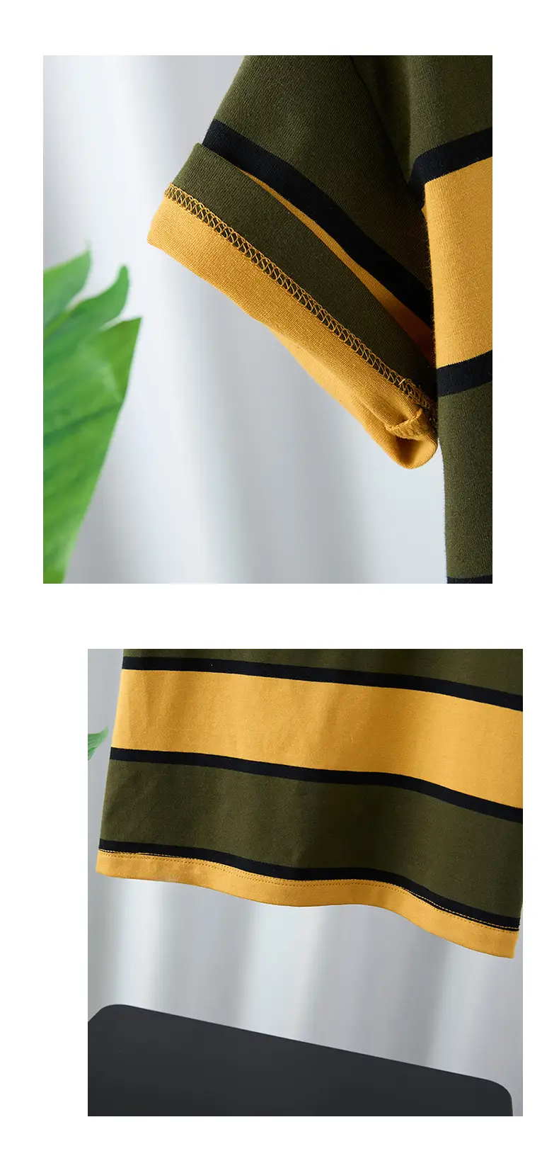 Boys Striped Polo T-Shirt Medium Large Summer Wear — feature 10