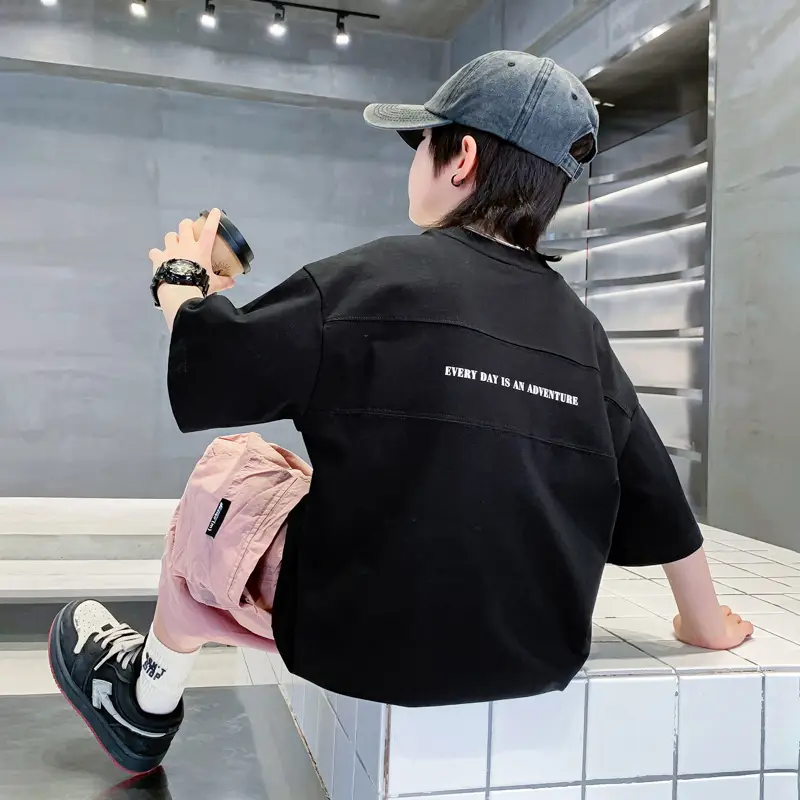 Trendy Boys Black T-Shirt Summer 2026 - Image 6