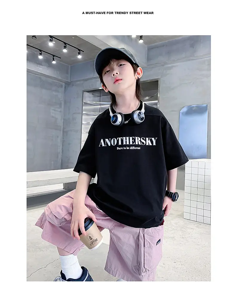 Trendy Boys Black T-Shirt Summer 2026 — feature 2