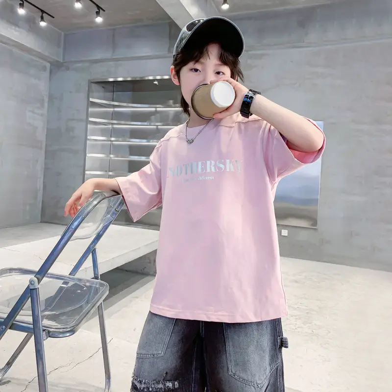 Trendy Boys Black T-Shirt Summer 2026 - Image 2