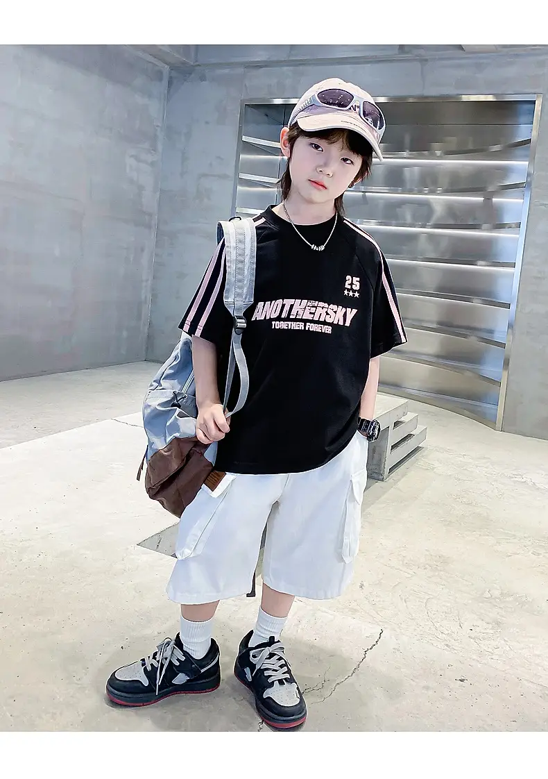 Boys Summer T-Shirt 2025 Half Sleeve Ice Top — feature 18