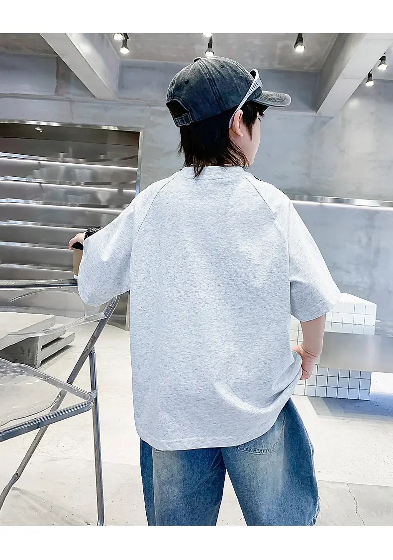Boys Summer T-Shirt 2025 Half Sleeve Ice Top — feature 27