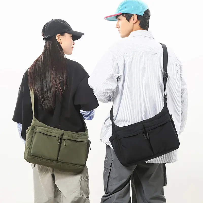 Women Green Zip Pocket Shoulder Bag 2026 - Image 4