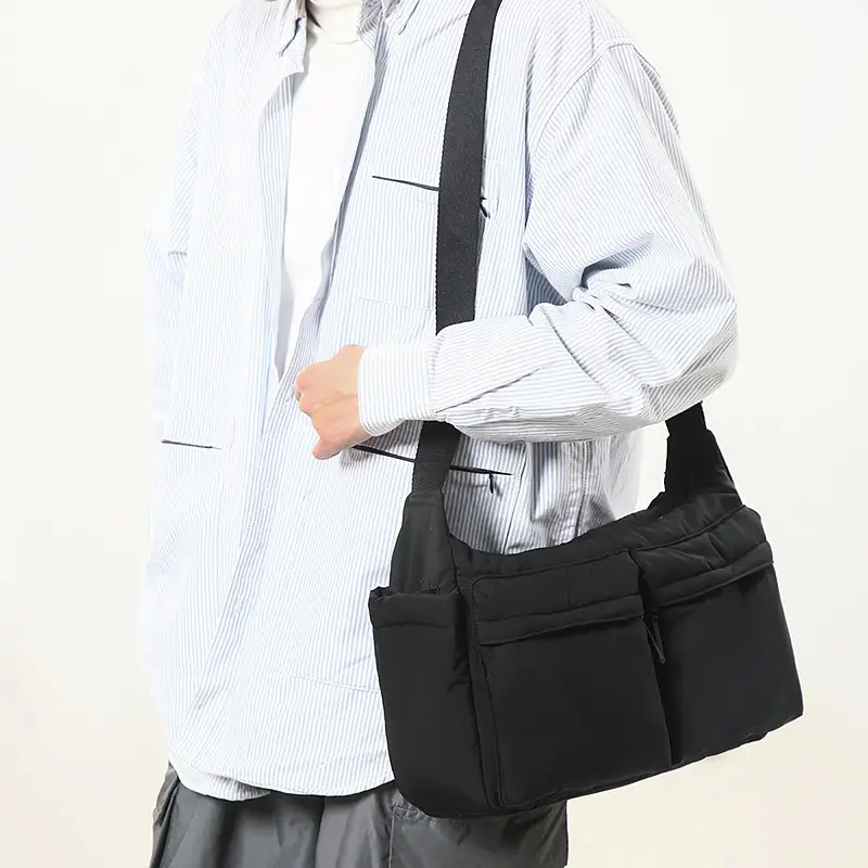 Women Green Zip Pocket Shoulder Bag 2026 - Image 5