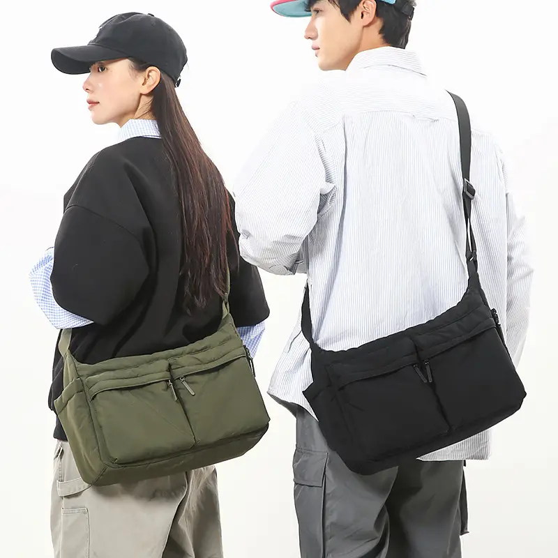 Women Green Zip Pocket Shoulder Bag 2026 - Image 6