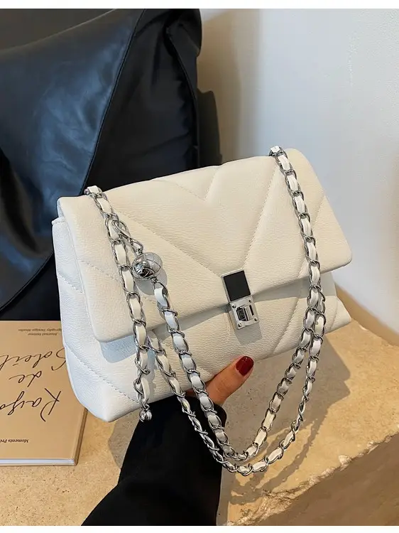 Black Chain Shoulder Bag for Women 2025 - Image 8