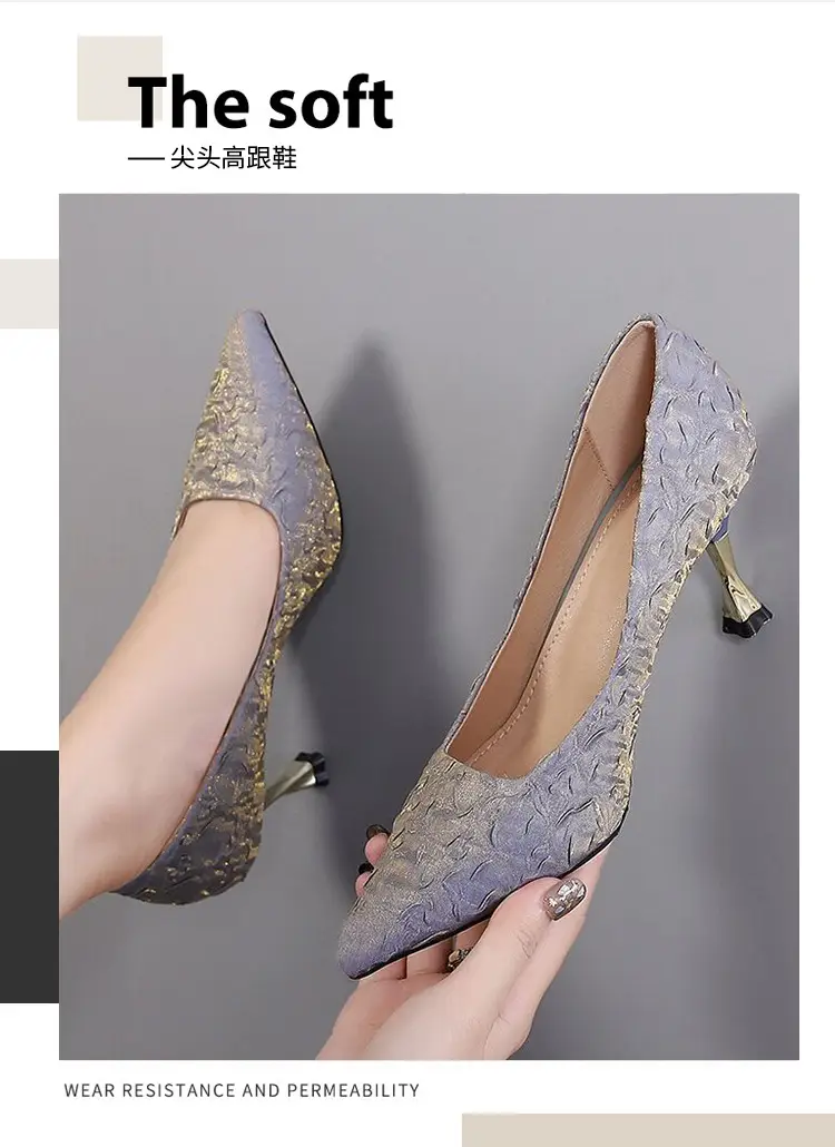 Women's Pointed Toe Stiletto Heels 2026 Spring Autumn â feature 2
