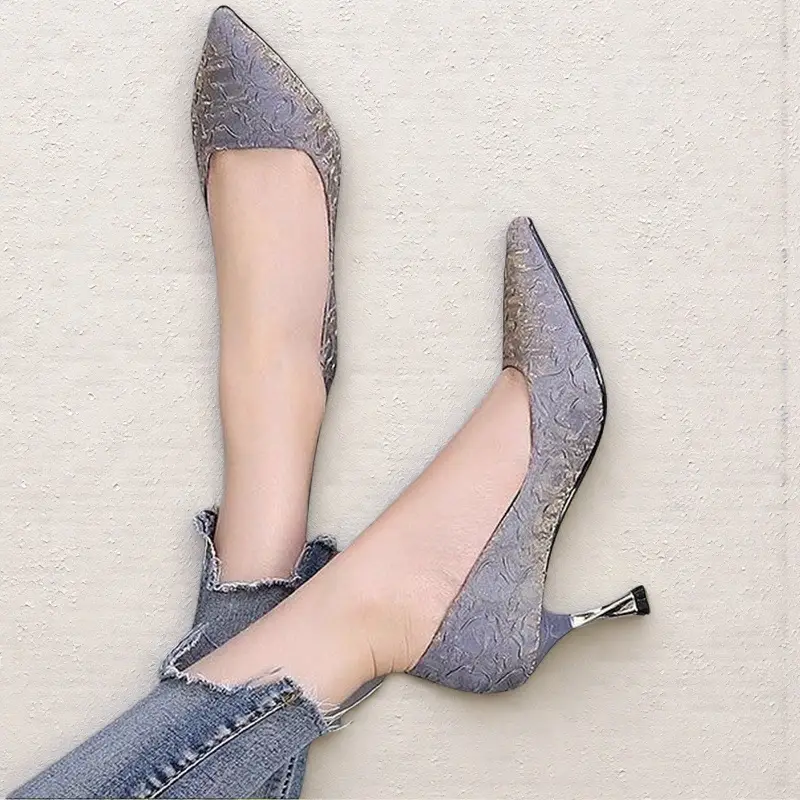 Women's Pointed Toe Stiletto Heels 2026 Spring Autumn - Image 2