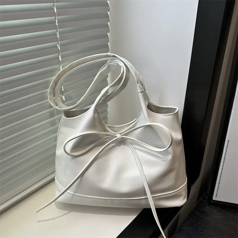 Women's Transparent Bow Shoulder Bag 2025 Spring Summer - Image 4