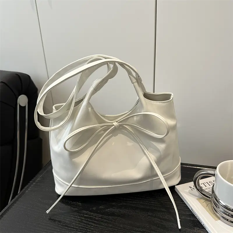 Women's Transparent Bow Shoulder Bag 2025 Spring Summer - Image 6