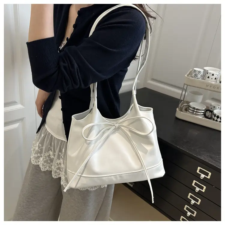Women's Transparent Bow Shoulder Bag 2025 Spring Summer — feature 10