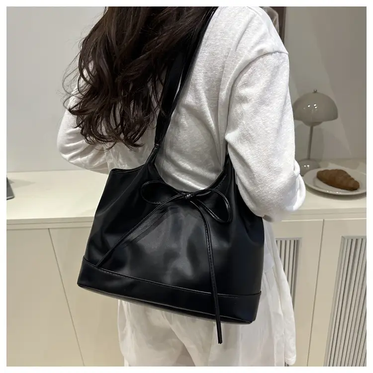 Women's Transparent Bow Shoulder Bag 2025 Spring Summer — feature 15