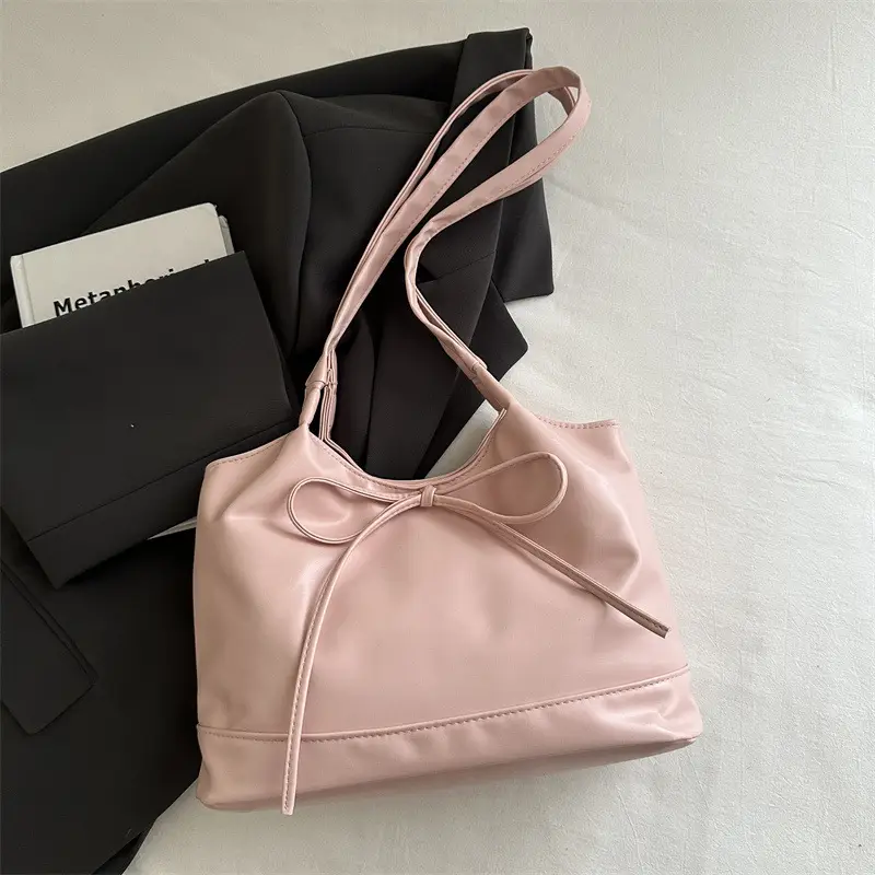 Women's Transparent Bow Shoulder Bag 2025 Spring Summer - Image 3