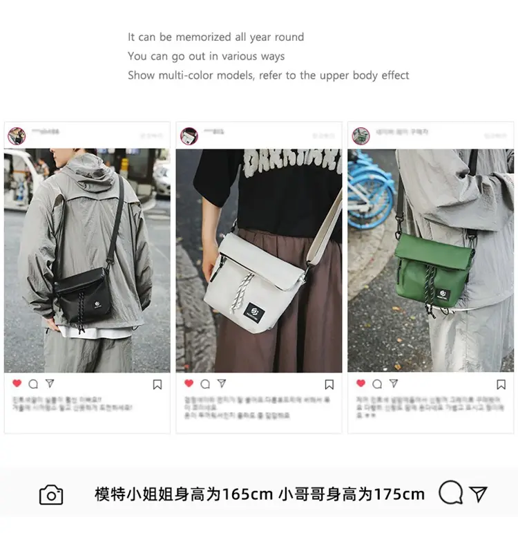 Black Crossbody Bag for Women Men Casual 2026 — feature 8