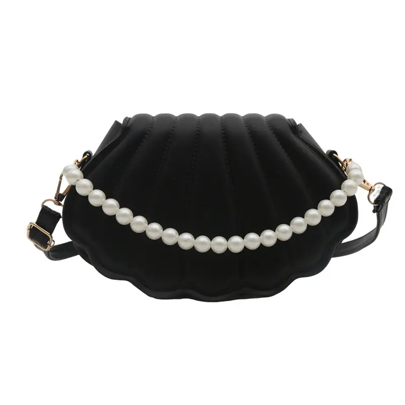 2024 Black Pearl Pearl Shell Shoulder Bag