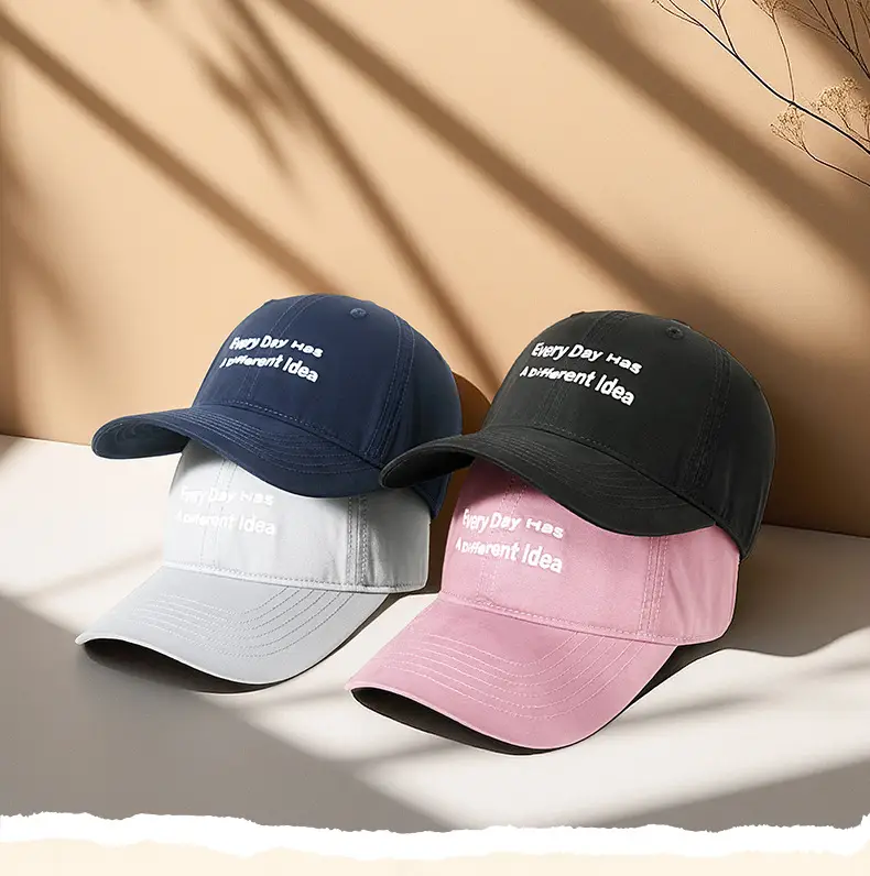 2025 Spring Top Cap Wide Brim Outdoor Sports Hat Women Sunshade Thin Breathable Hat for Men — feature 33