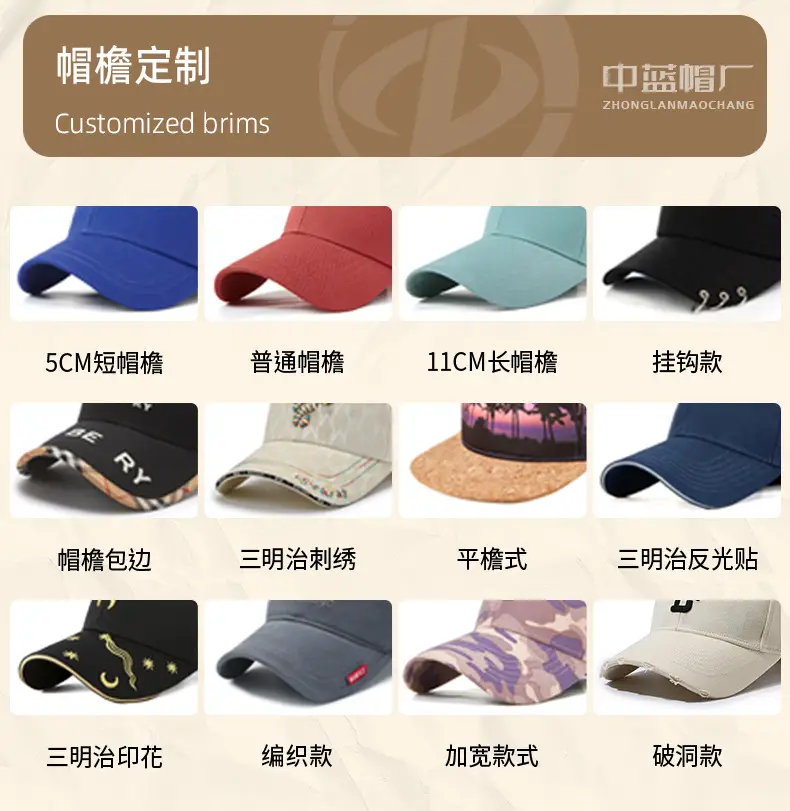 2025 Spring Top Cap Wide Brim Outdoor Sports Hat Women Sunshade Thin Breathable Hat for Men — feature 45