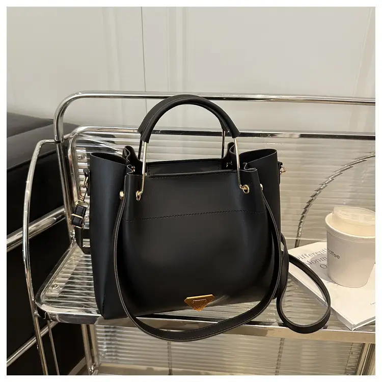 Women's Cream Bucket Bag with Shoulder Crossbody Strap — feature 22