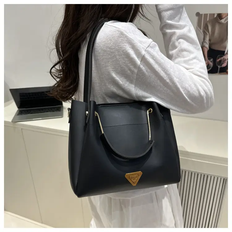 Women's Cream Bucket Bag with Shoulder Crossbody Strap — feature 8