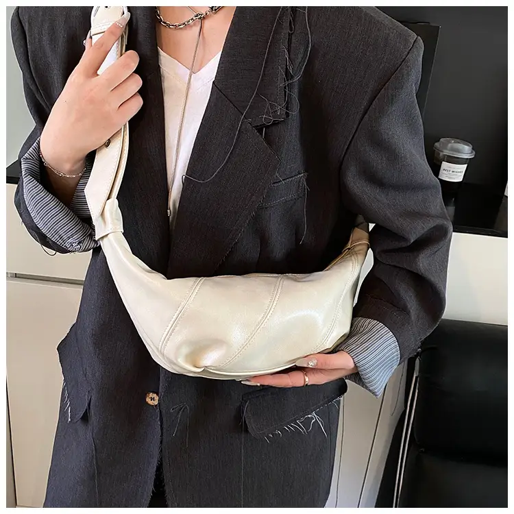 Korean Crossbody Bag Tan Leather Large Capacity — feature 19