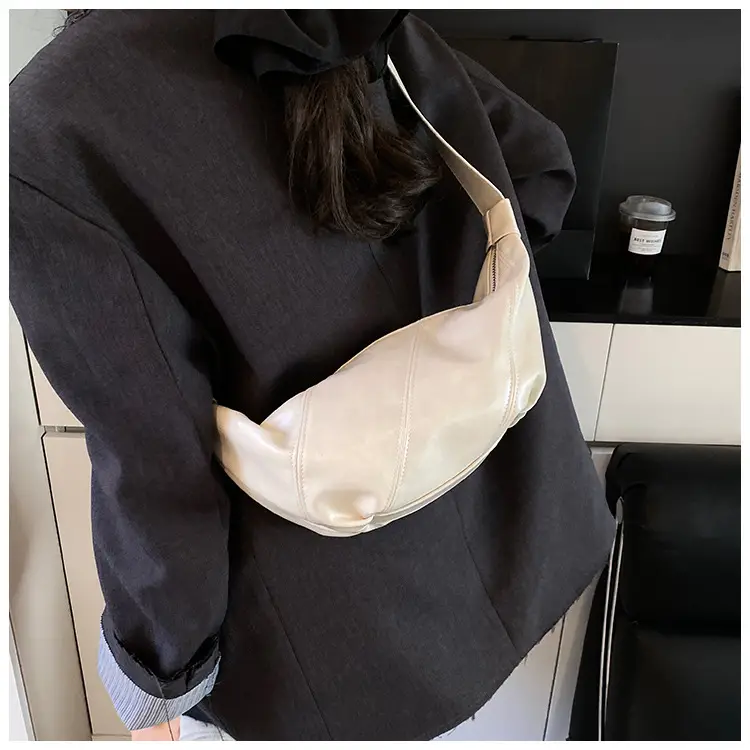 Korean Crossbody Bag Tan Leather Large Capacity — feature 20