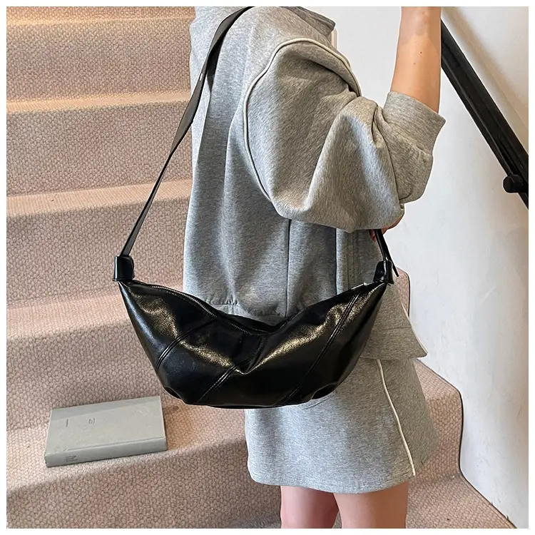 Korean Crossbody Bag Tan Leather Large Capacity — feature 22
