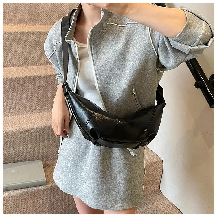 Korean Crossbody Bag Tan Leather Large Capacity — feature 24